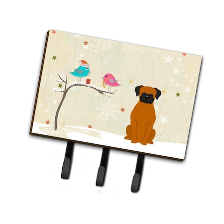 Jensendistributionservices Christmas Presents Between Friends Fawn Boxer Leash or Key Holder MI2087064